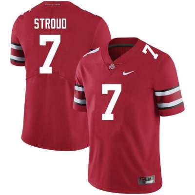 NCAA Ohio State Buckeyes Men's #7 C.J. Stroud Scarlet Nike Football College Jersey FTC2345SZ